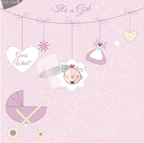 Image of Baby girl announcement