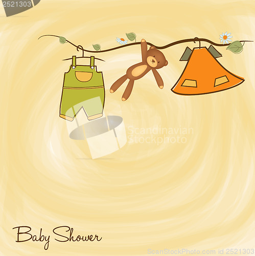 Image of baby shower card