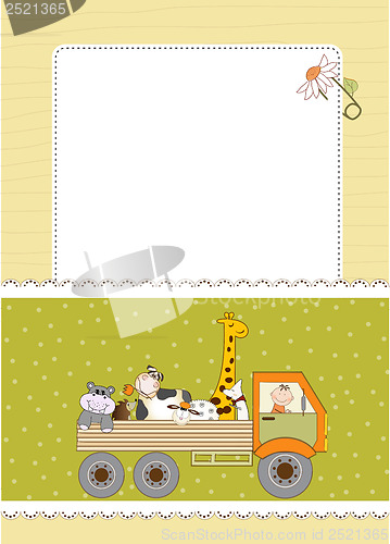 Image of birthday card with toys