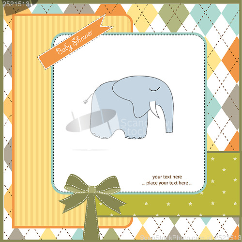 Image of new baby boy announcement card