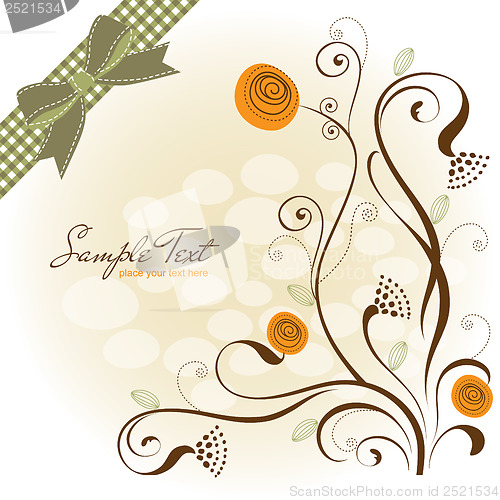 Image of seamless pattern background with flowers