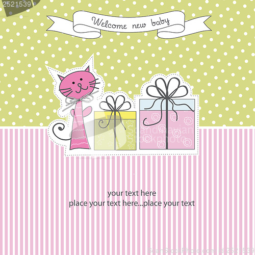 Image of Birthday announcement card