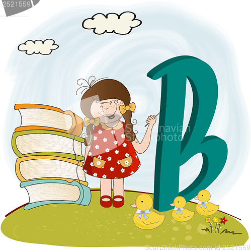 Image of children alphabet letters