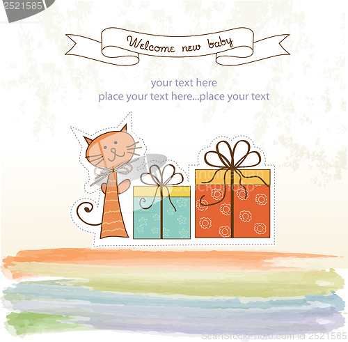 Image of Birthday announcement card