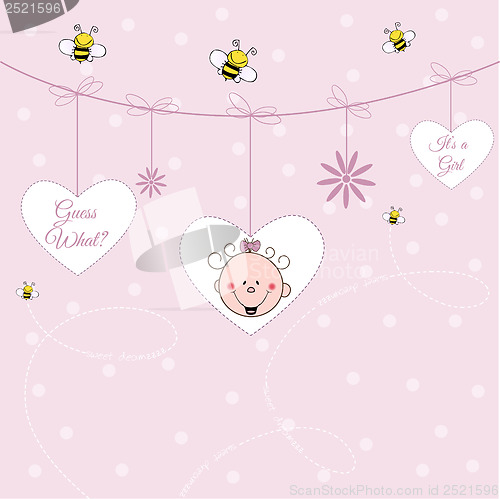 Image of Baby girl announcement