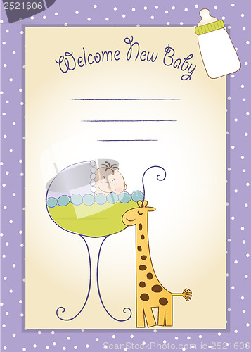 Image of baby shower announcement