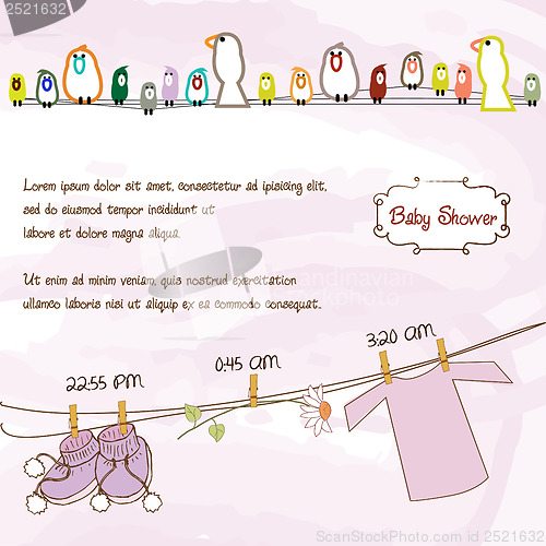 Image of baby shower card