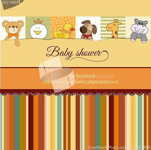 Image of baby shower announcement card