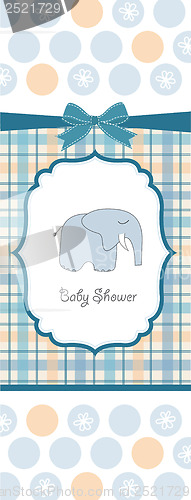 Image of new baby boy announcement card