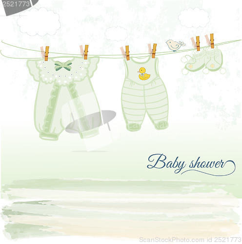 Image of baby shower card