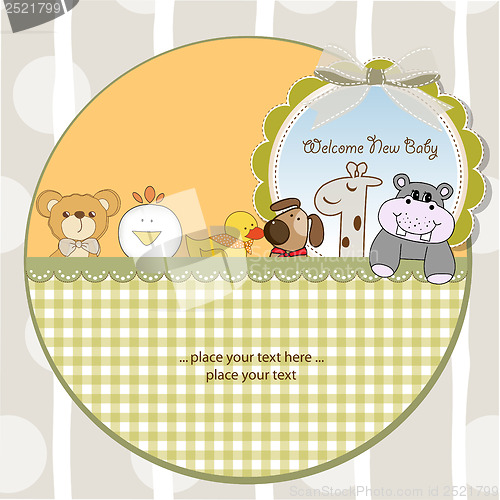 Image of baby shower announcement