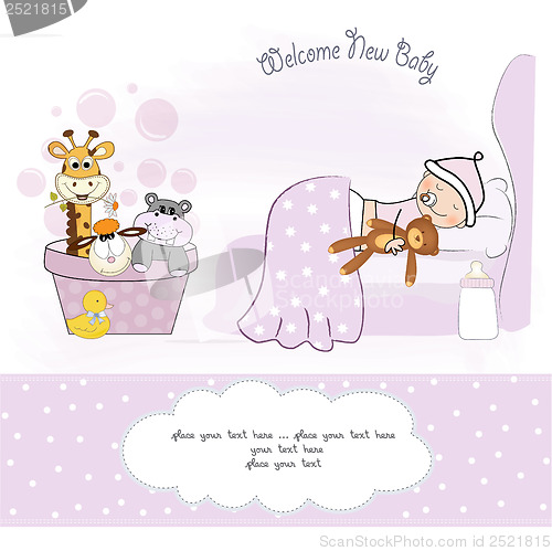 Image of welcome new baby girl