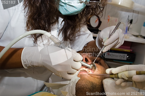 Image of female dentist