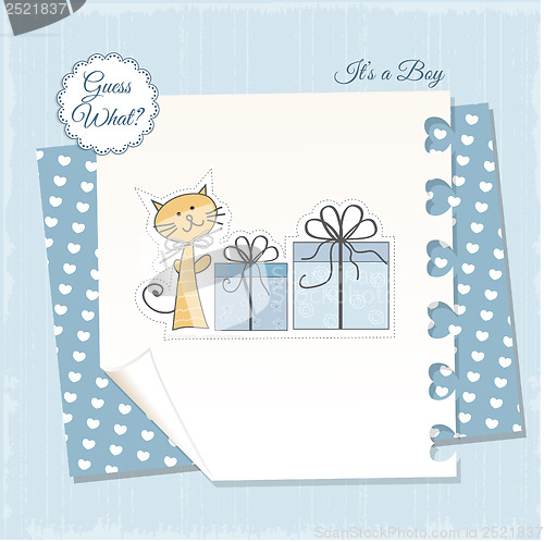 Image of Birthday announcement card