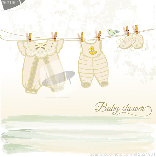 Image of baby shower card