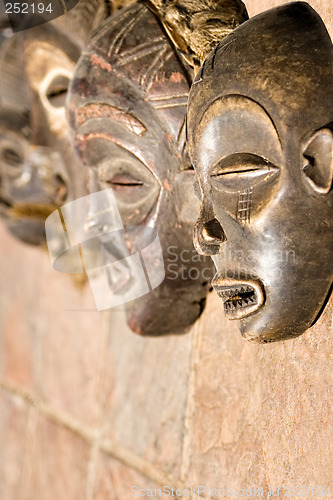 Image of Vintage African masks