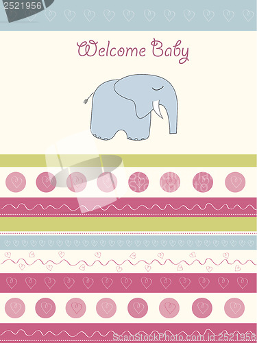 Image of new baby boy announcement card