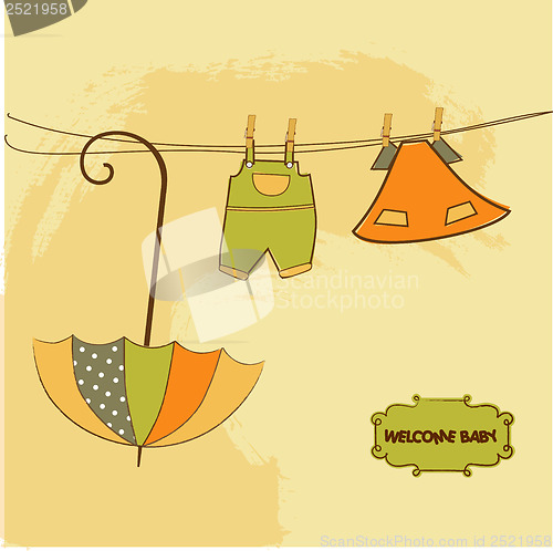 Image of baby shower announcement