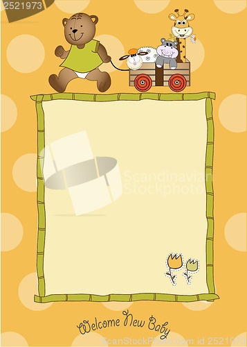 Image of baby shower greeting card