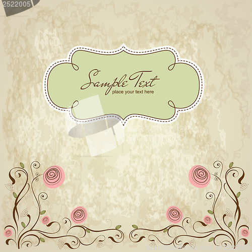 Image of seamless pattern background with flowers