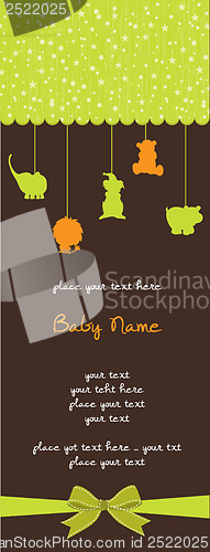 Image of baby shower card