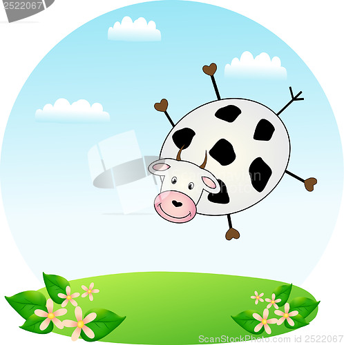 Image of flying cow