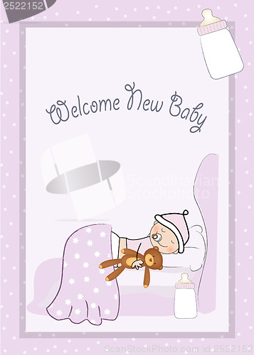 Image of welcome new baby girl