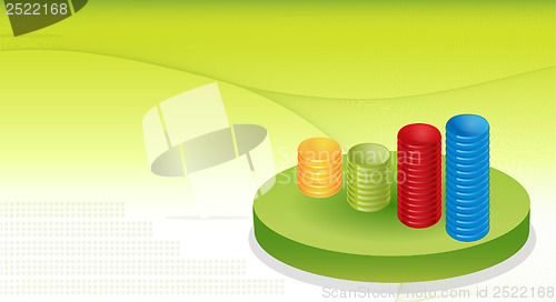 Image of Financial Graphs Background