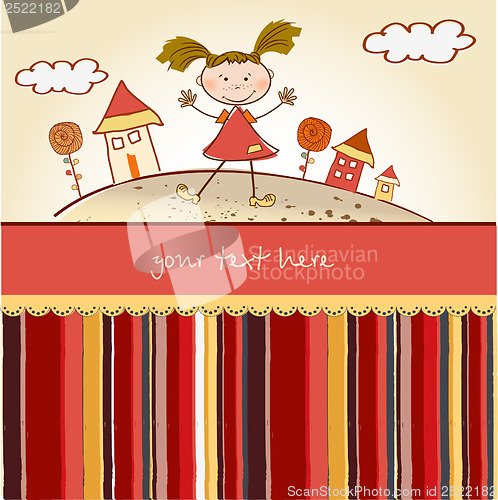 Image of happy little girl