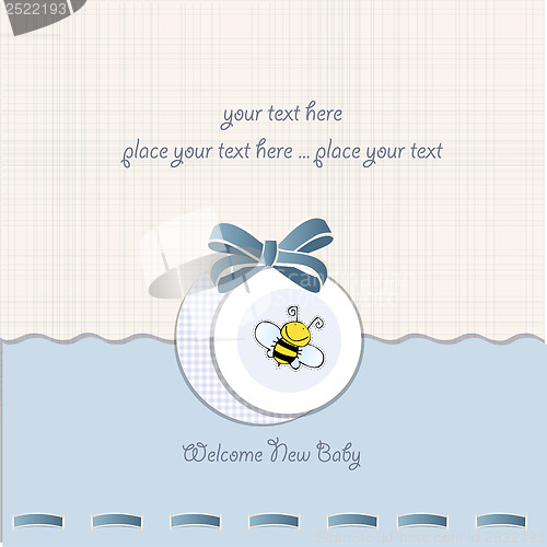 Image of baby boy shower card