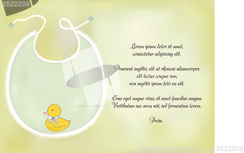 Image of baby announcement card