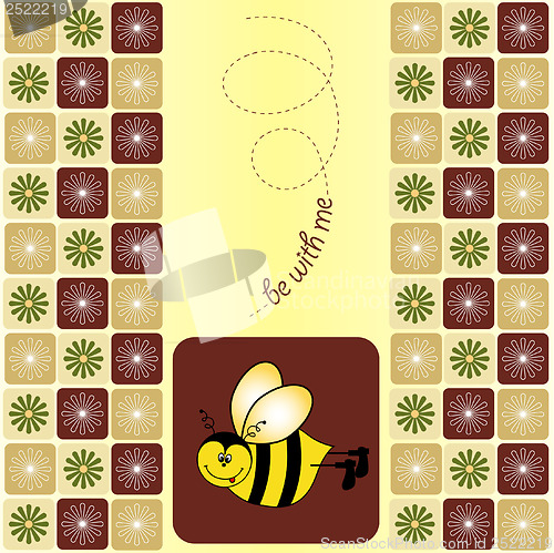 Image of Bee greeting card