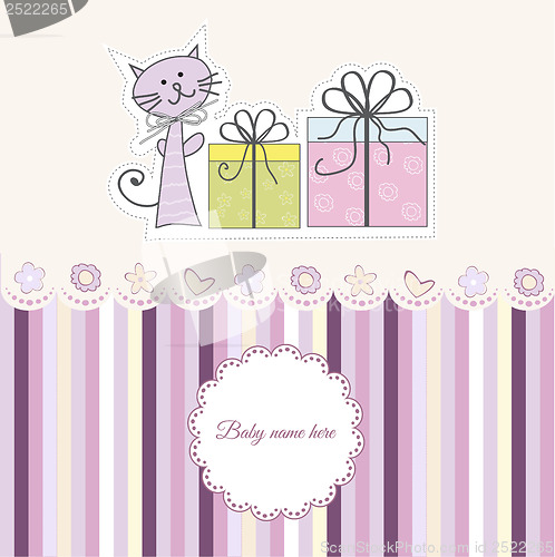 Image of Birthday announcement card