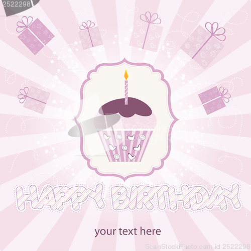 Image of Birthday cupcake