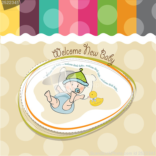 Image of baby boy shower card