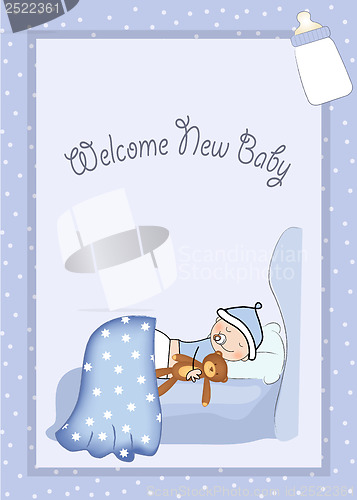 Image of welcome new baby boy