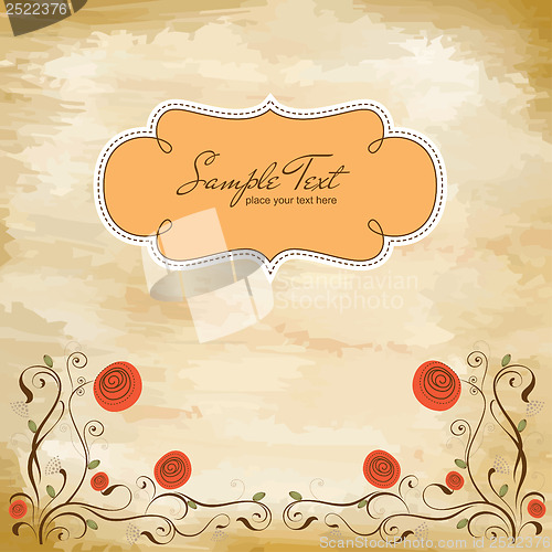 Image of seamless pattern background with flowers