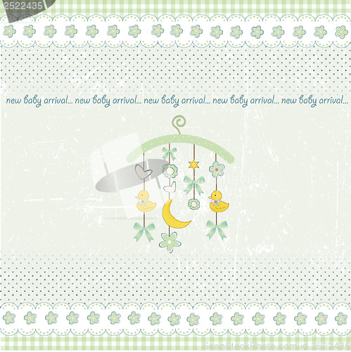 Image of welcome baby announcement card