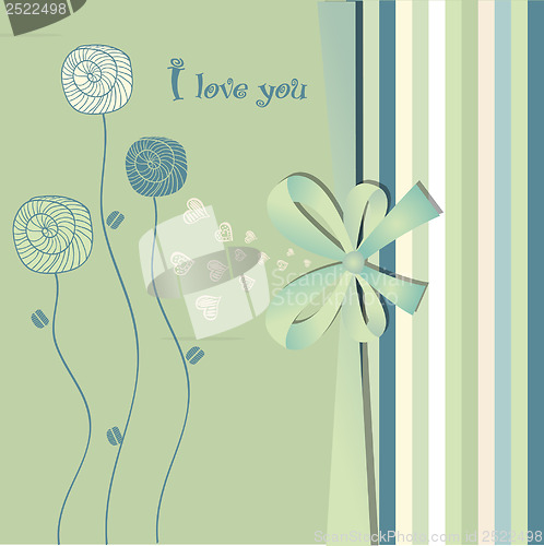 Image of i love you - valentine card