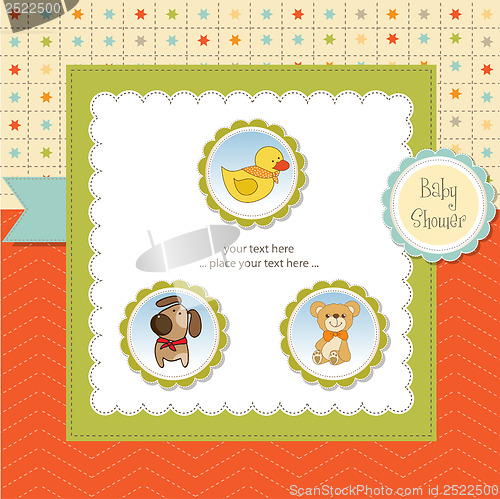 Image of baby shower announcement card