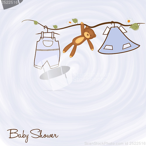 Image of baby shower card