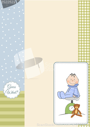 Image of baby shower card