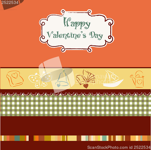 Image of vintage valentine's day card