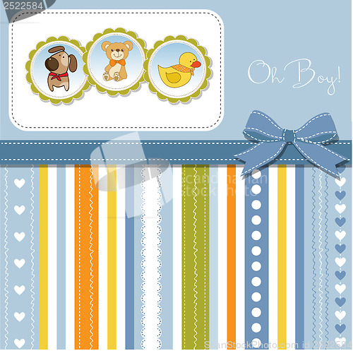 Image of baby shower announcement card