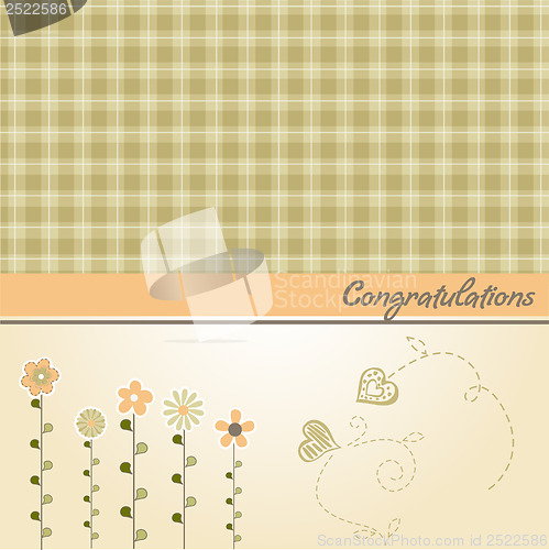 Image of congratulation floral card