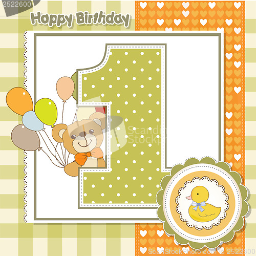 Image of first anniversary card