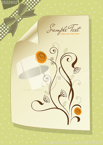 Image of seamless pattern background with flowers