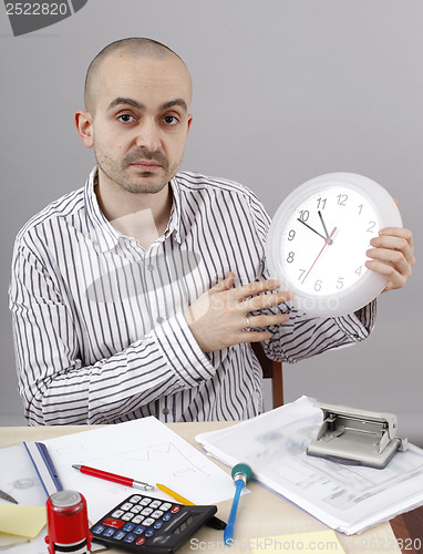 Image of Man at desk