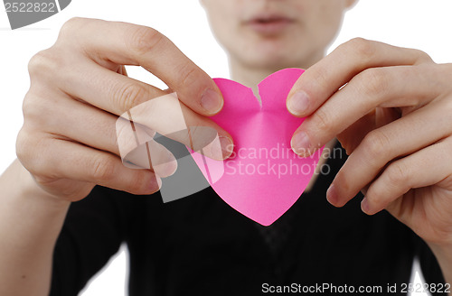 Image of Heart shape Posst It