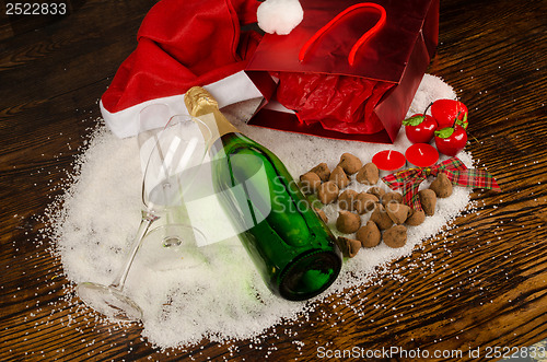 Image of Champagne still life